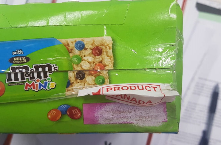 Rice Krispies Treats with Sticker Removed