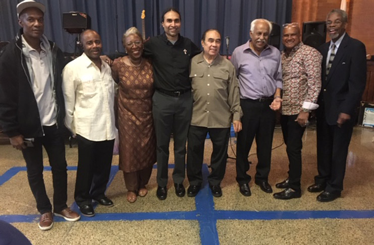 Guyanese of all racial backgrounds at the Guyanese Mass