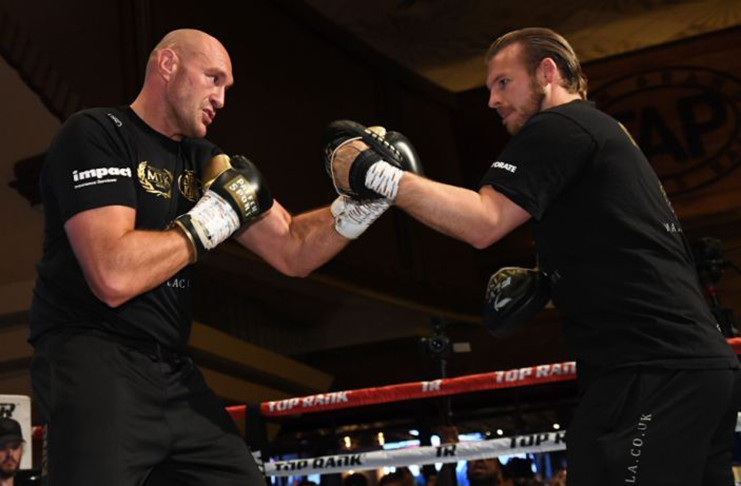 Tyson Fury and Ben Davison are no longer working together, but remain friends. (Ethan Miller/Getty Images)