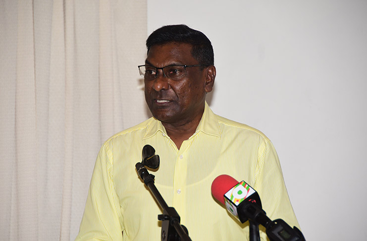 Chief Medical Officer,  Ministry of Public Health, Shamdeo Persaud