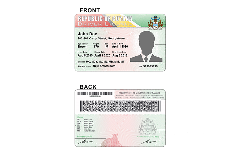 The new plastic card driver’s licence