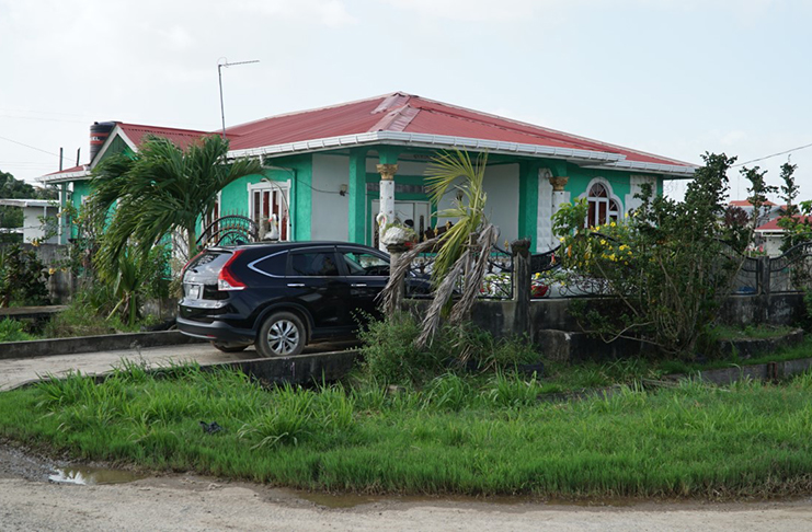 The house which the teen allegedly raided
