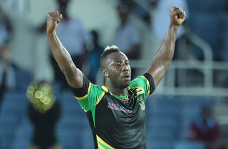 Andre Russell struck 27 not out and snatched two key wickets.