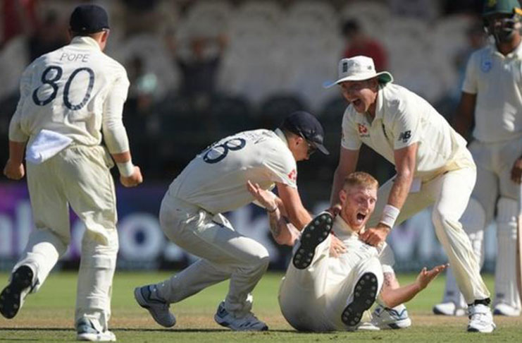 Ben Stokes claimed a superb 3-35 to take England to victory at Cape Town. (Getty Images)