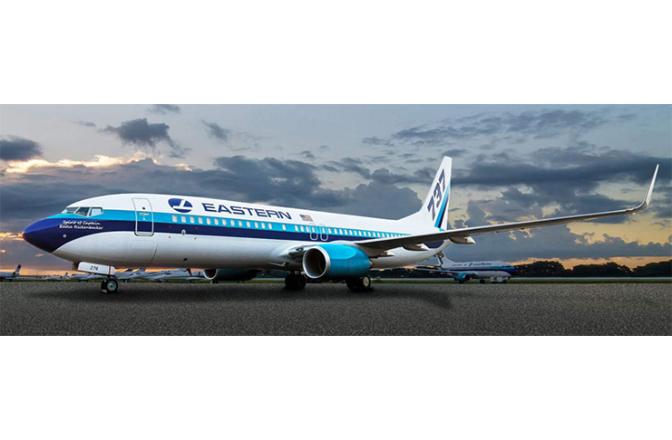 Eastern Airlines will operate a Boing 767 aircraft on the JFK-GEO route