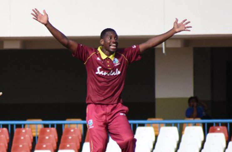 Fast bowler Nyeem Young … claimed four wickets.