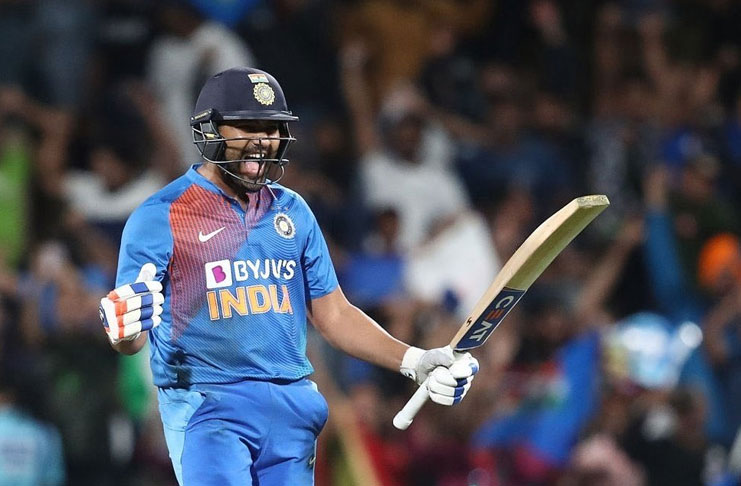 Rohit Sharma belted two sixes off the final two deliveries to take India to victory.