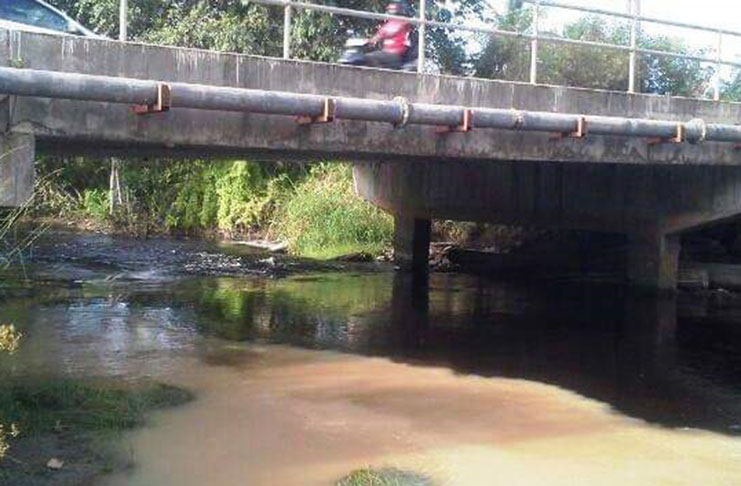The Kara Kara Creek has been polluted