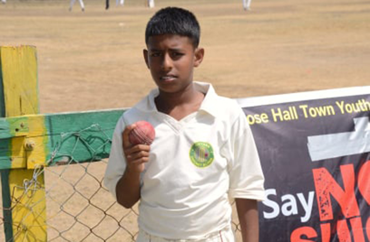 Afraz Budhoo took six wickets for seven runs yesterday.