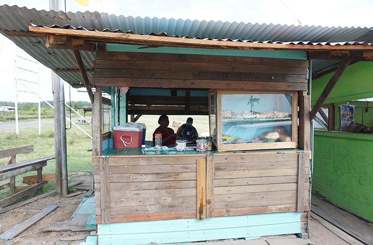 Bibi Selena at her roadside stand (Carl Croker photos )