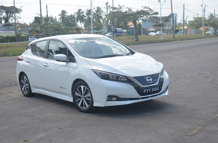 The 2019 Nissan Leaf operated by the GEA