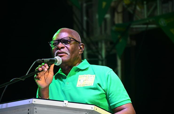 Minister of Citizenship, Winston Felix, as he addressed the gathering on Wednesday evening