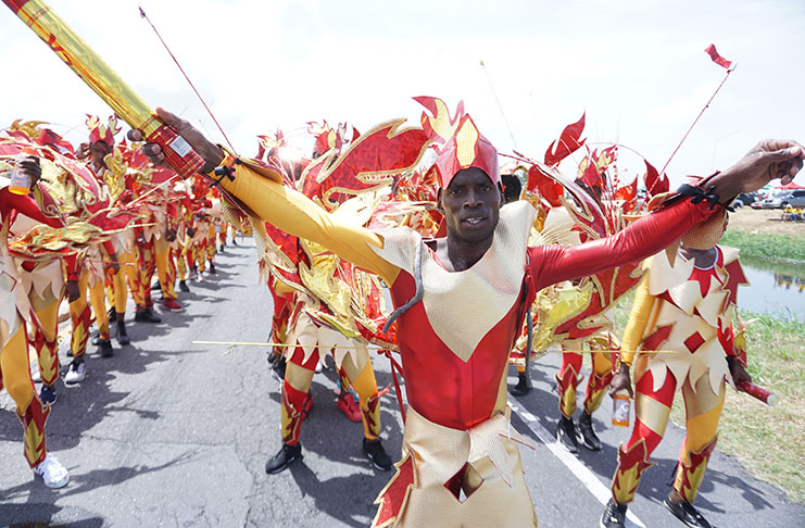 Scenes From the Mashramani float parade on Sunday, which saw thousands gathered along Carifesta Avenue and Vlissengen road to celebrate Guyana’s 50th Republic Anniversary 
(Photos by Elvin Croker )