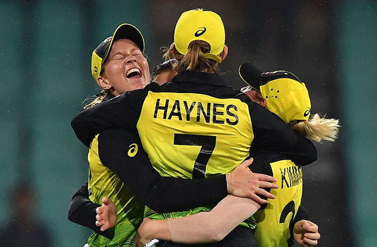 Australia are MCG-bound after Meg Lanning's 49 not out fired the tournament hosts into Sunday's World Cup decider against India. (Getty)