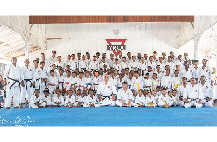 The promoted students with their instructors