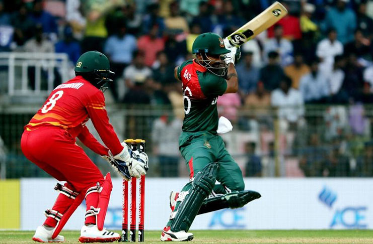 Liton Das cuts one during his unbeaten 60 (BCB photo)