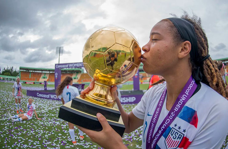 Rounding out the individual awards is Golden Ball winner Mia Fishel of the United States. (Photo: Mexsport/CONCACAF)