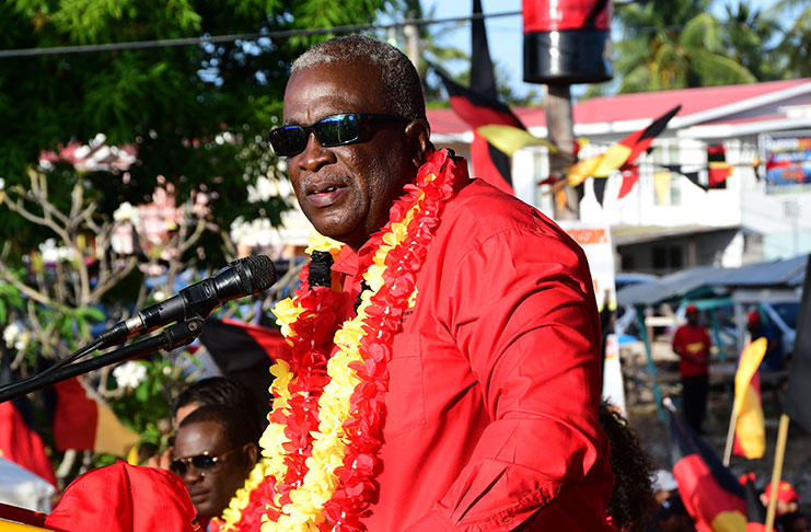 Prime Ministerial Candidate of the PPP/C, Brigadier (ret’d) Mark Phillips rolls out the party’s plans for development