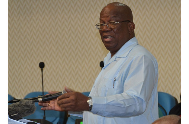 Minister of Finance, Winston Jordan