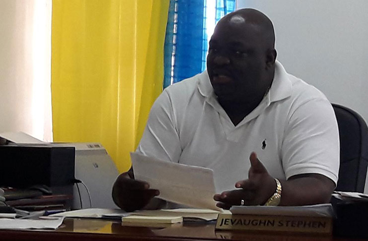 Regional Director of Health Services, Jevaughn Stephen