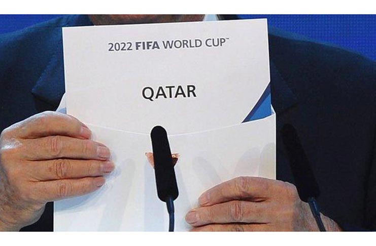 Qatar was awarded the 2022 World Cup in 2010, with Russia given the 2018 tournament.