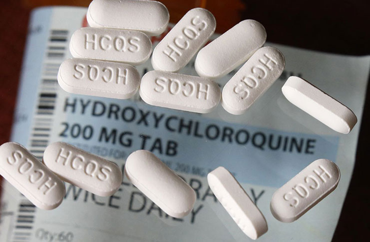 An arrangement of hydroxychloroquine pills. (John Locher /AP)