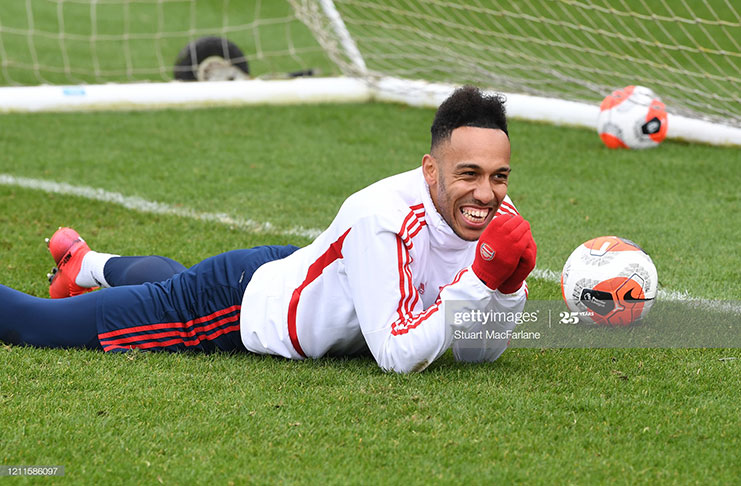 Pierre-Emerick Aubameyang (Photo by Stuart MacFarlane/Arsenal FC via Getty Images)