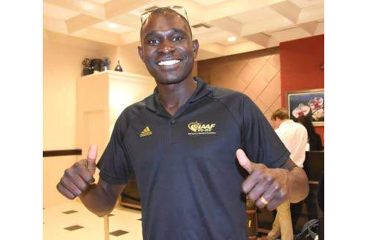 Olympic and world record holder for the 800m, David Rudisha