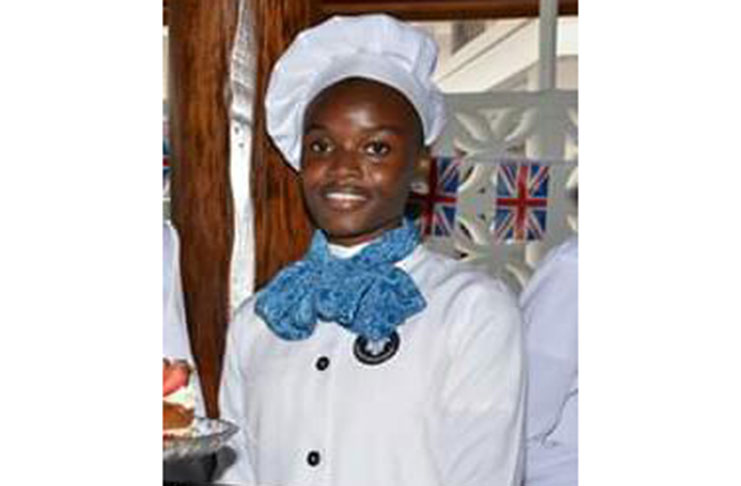 Head caterer and owner of Edible Treats by Georgie, 21-year-old Dionne George