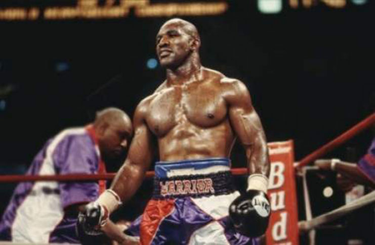 Four-time heavyweight boxing champion Evander Holyfield