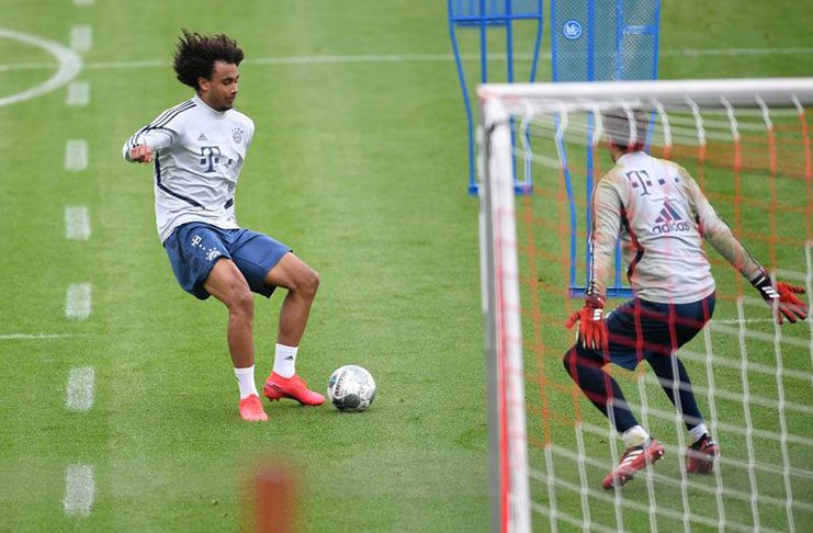 Bayern Munich's Joshua Zirkzee during training despite most sport being cancelled around the world as the spread of coronavirus disease (COVID19) continues REUTERS/Andreas Gebert