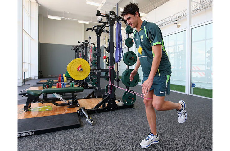 Australia ace pacer Mitchell Starc utilising his weight room in order to maintain his reputation as one of the fastest bowlers in the world today