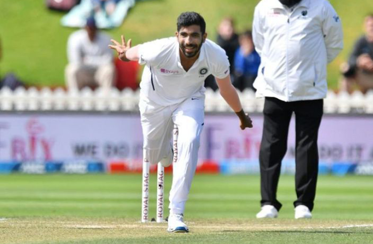 India's Jasprit Bumrah wants an alternative to saliva to be used to shine the cricket ball when the sport returns from coronavirus lockdown (AFP Photo/Marty MELVILLE)