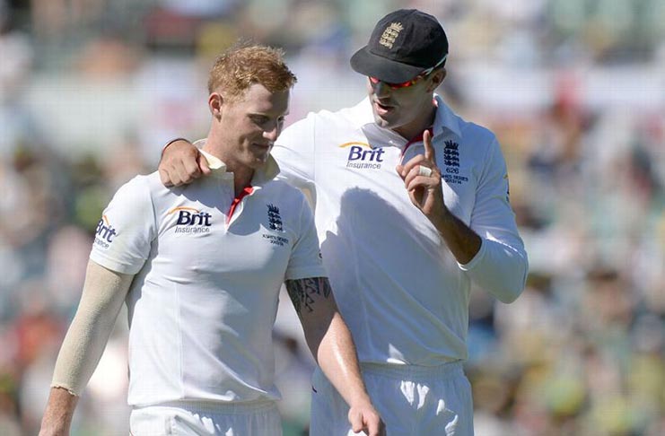 Kevin Pietersen  (right)has warned that Ben Stokes could struggle with the pressure of captaincy PA Images via (Getty Images)