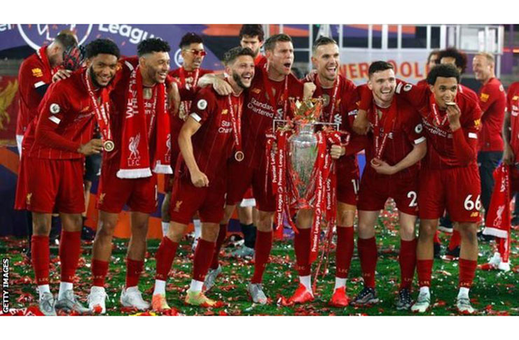 Liverpool were crowned 2019-20 Premier League champions.