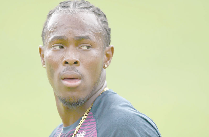 Jofra Archer has taken 33 wickets at an average of 28.12 in eight Tests since making his debut last summer.