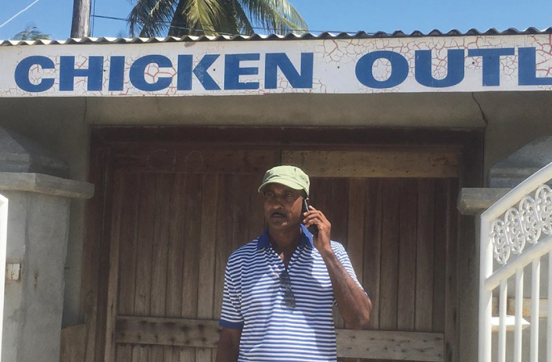 Owner of Gabar Chicken Outlet, Doodnauth Teekapersaud