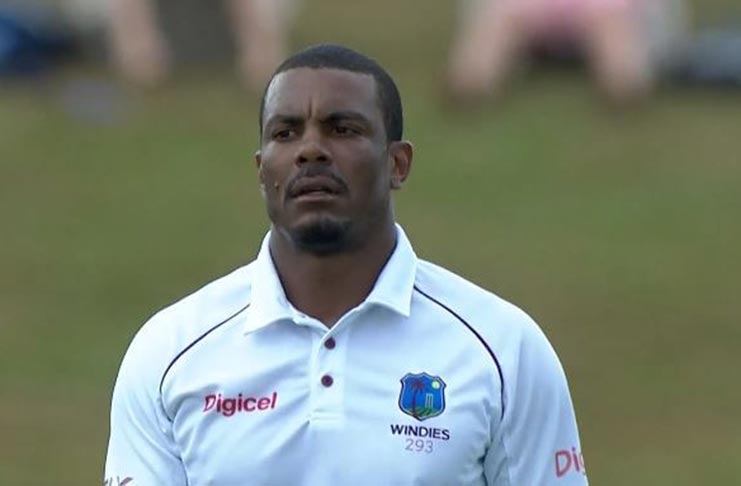 Fast bowler Shannon Gabriel.