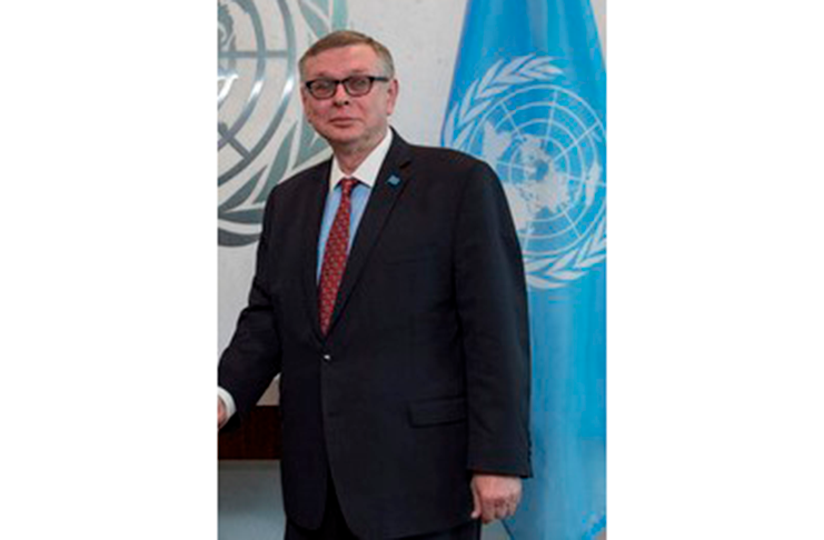 United Nations (UN) Assistant Secretary-General for the Rule of Law and Security Institutions, in the Department of Peace Operations, Alexandre Zouev (UN photo)