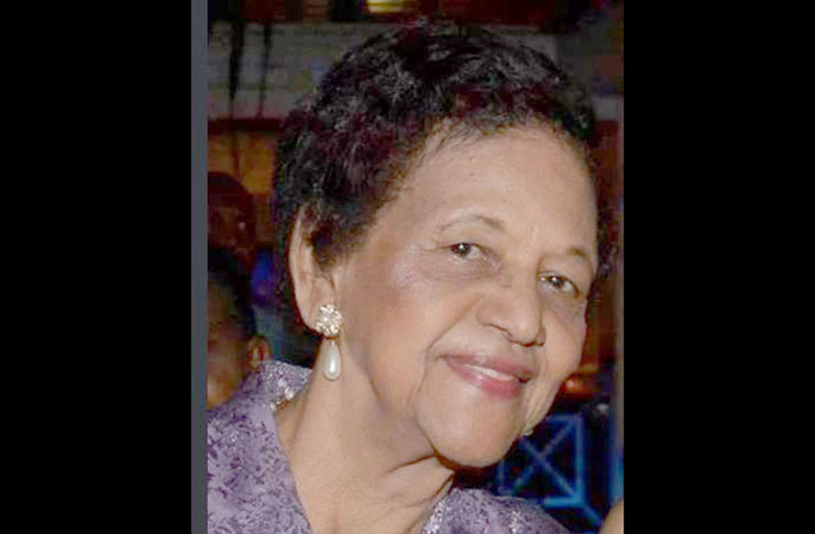 The late Sheila Chapman, founding member and past president of the Guyana Association of Women Lawyers (GAWL)