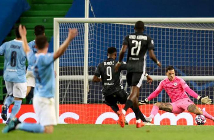 Manchester City were stunned by Lyon in the Champions League quarter-finals
