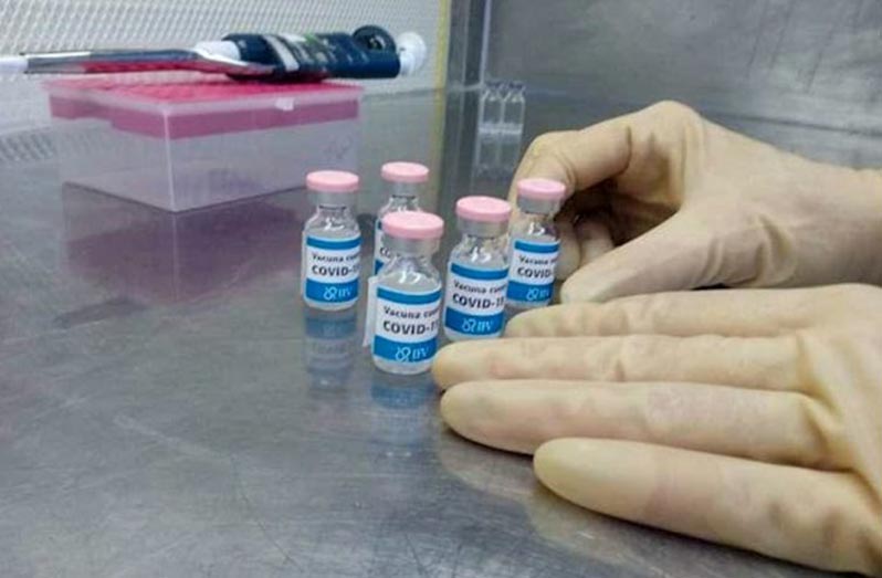 The Cuban COVID-19 vaccine project, named Soberana 01.