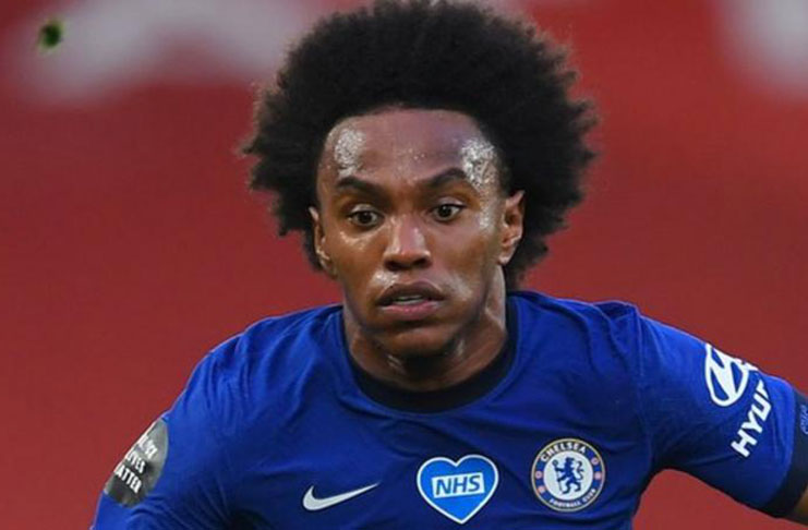 Willian missed Chelsea's FA Cup final defeat and their Champions League exit through injury.