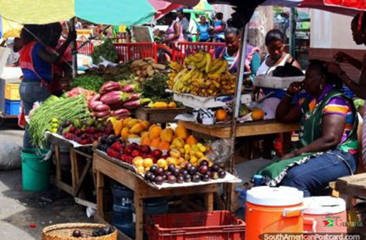 Vendors at the Stabroek Market