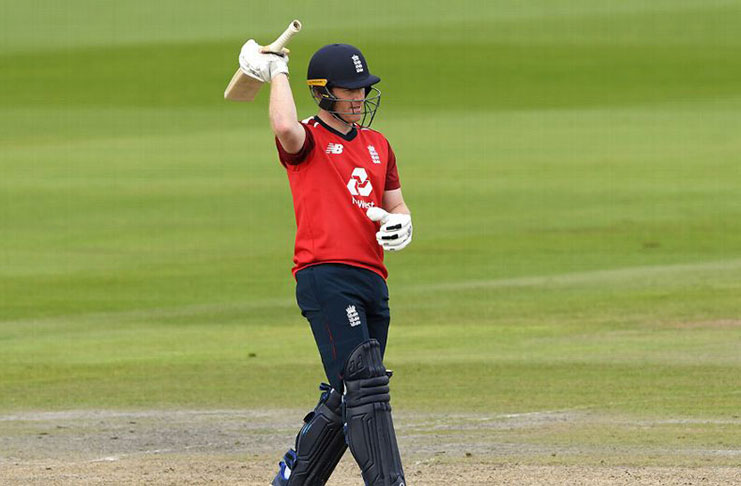 Eoin Morgan led the way with 66 from 33 balls in England's run chase (Getty Images)