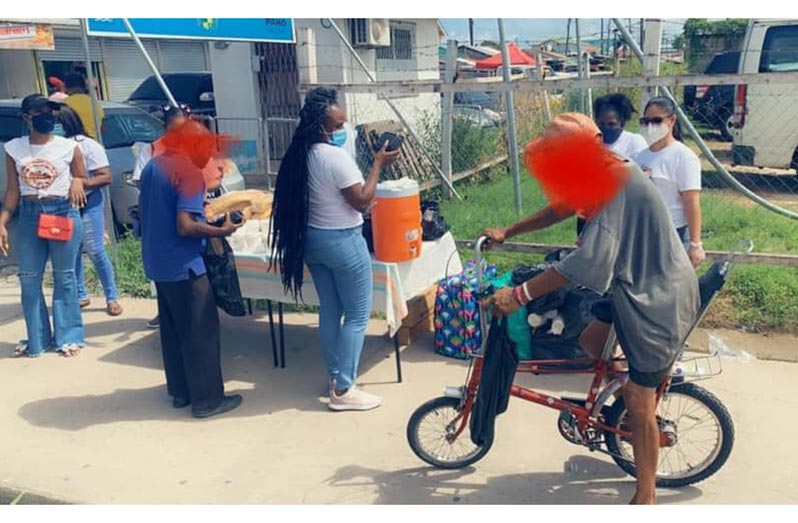Scenes from Prince’s community service project which saw some 300 homeless persons receiving meals