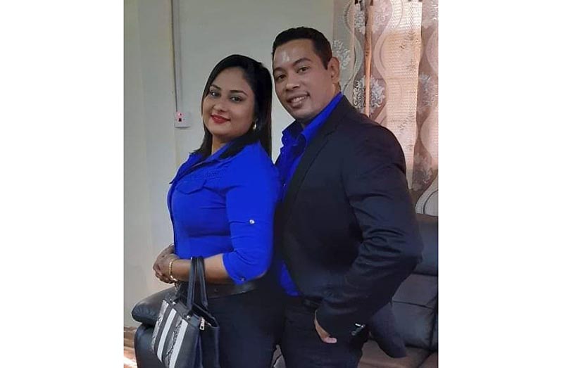 ACI head Yuri Garcia Dominguez and his Guyanese wife Ateeka Ishmael