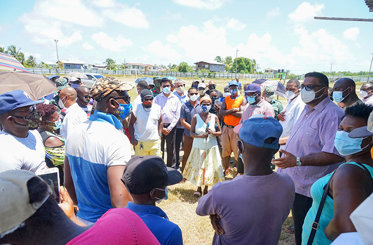 President Ali meets residents of Belladrum