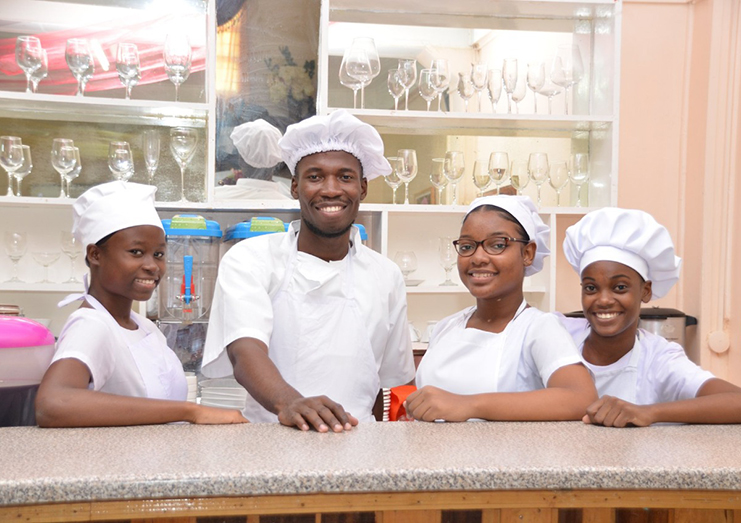 Students from the Catering and Hospitality Programme