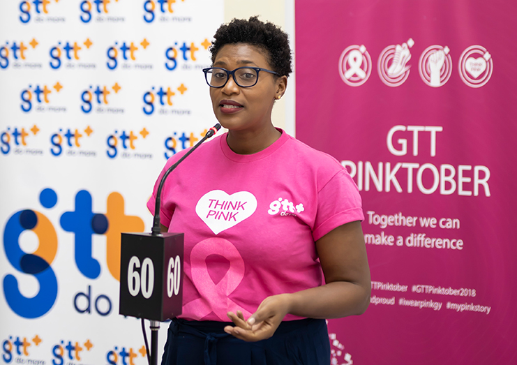 GTT’s Pinktober Coordinator, Diana Gittens